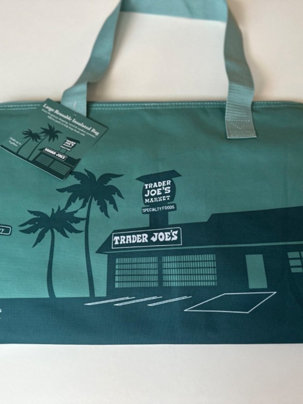 Trader Joe's Insulated Cooler Teal 8 Gallon